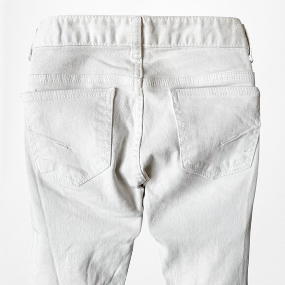Vintage Y2K White Low Rise Skinny Denim Jeans Size XS - Picture 7 of 7